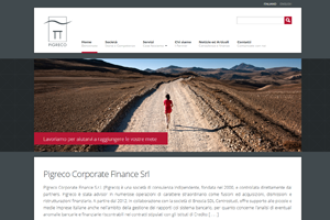 Website Pigreco Corporate Finance S.r.l.