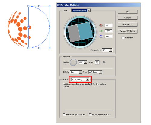 tutorial mappatura sfera con texture Illustrator